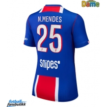 Paris Saint-Germain Nuno Mendes #25 Hjemmedrakt Dame 2026-27 Kortermet